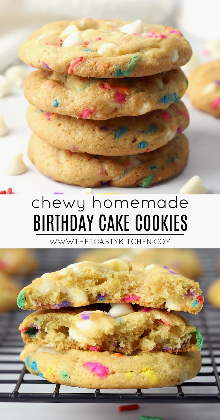 Birthday Cake Cookies by The Toasty Kitchen