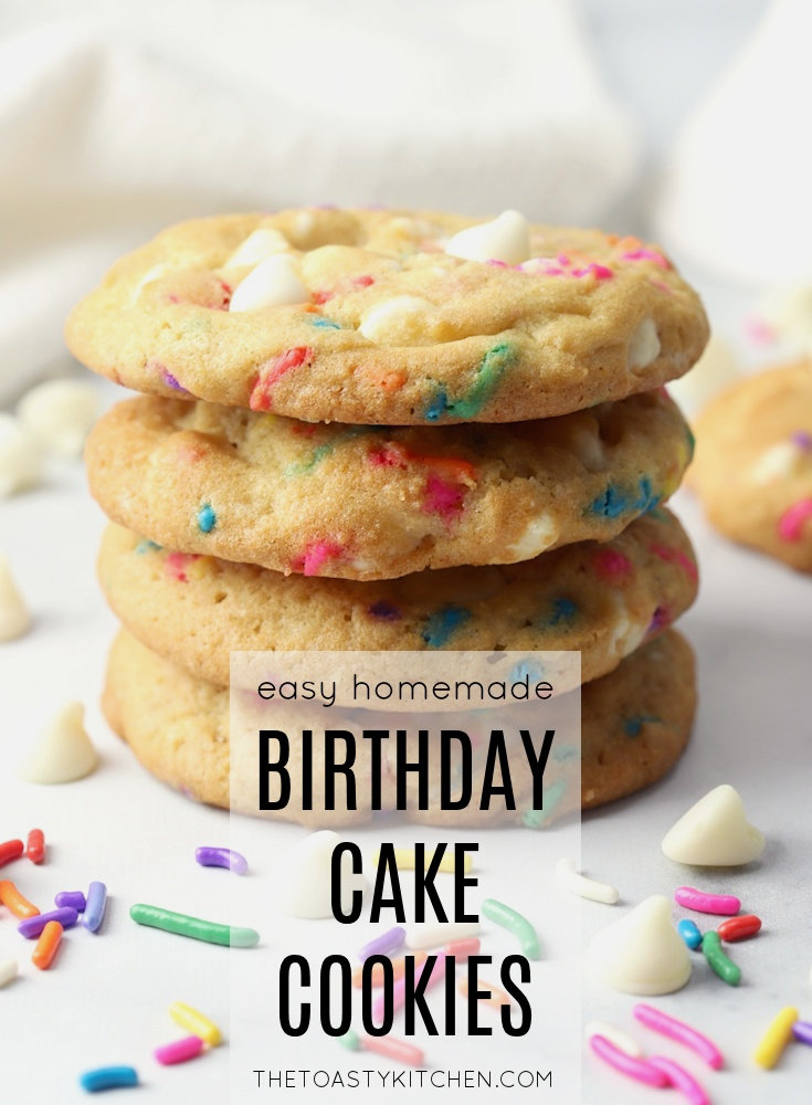 Birthday Cake Cookies by The Toasty Kitchen