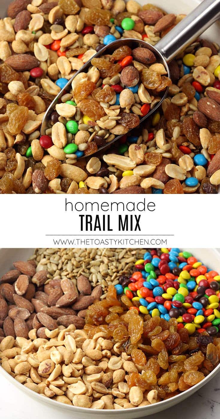 Homemade trail mix recipe.
