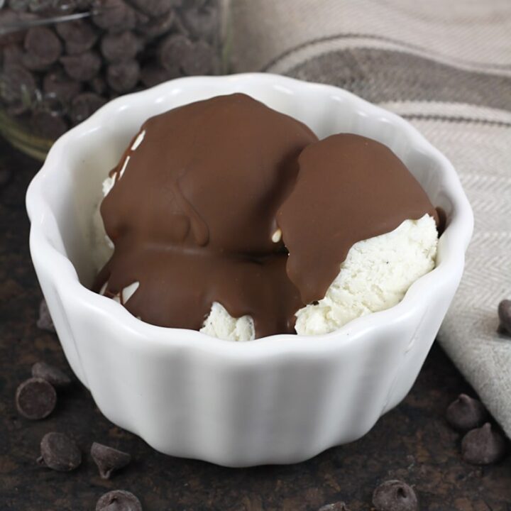 Chocolate Peannut Butter Shell by The Toasty Kitchen