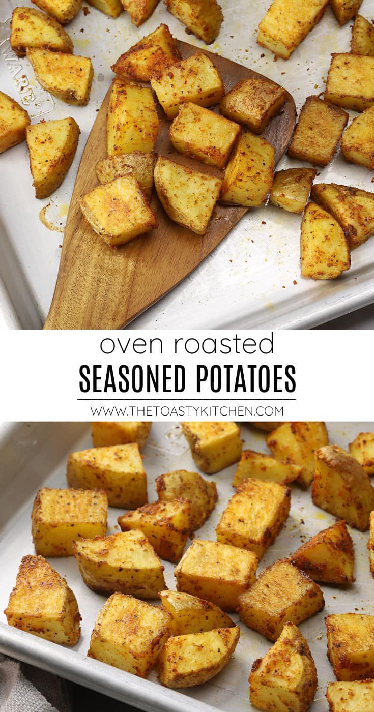 Oven roasted seasoned potatoes recipe.