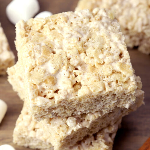 Brown Butter Rice Krispies Treats - The Toasty Kitchen