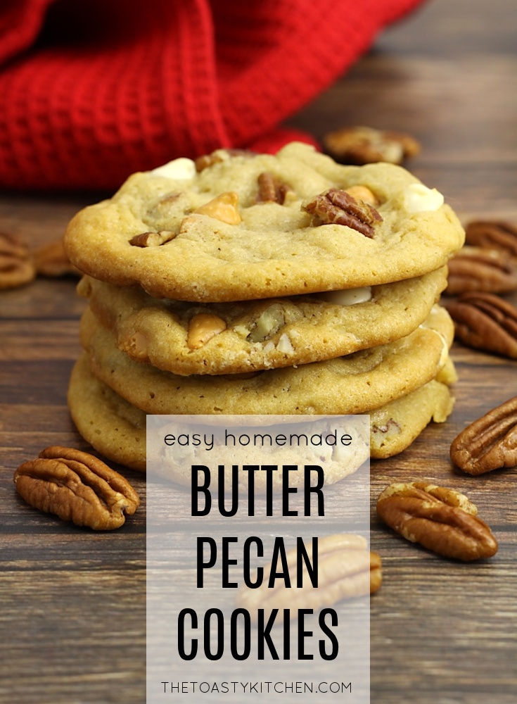 Butter Pecan Cookies by The Toasty Kitchen