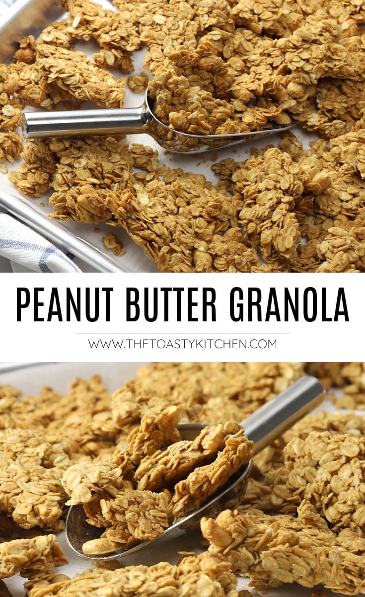 Peanut butter granola recipe.