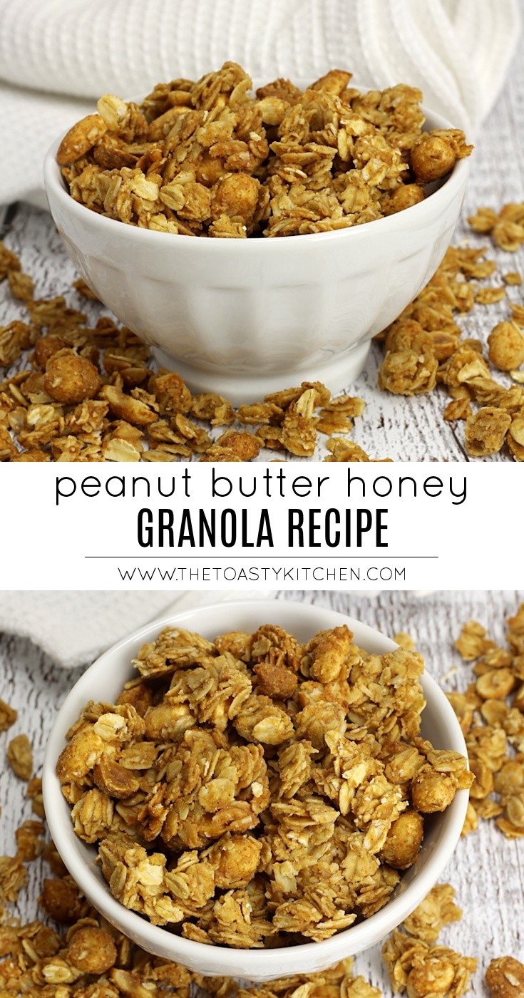 Peanut Butter Honey Granola by The Toasty Kitchen