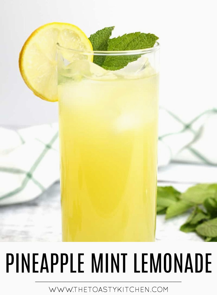 Pineapple Mint Lemonade by The Toasty Kitchen