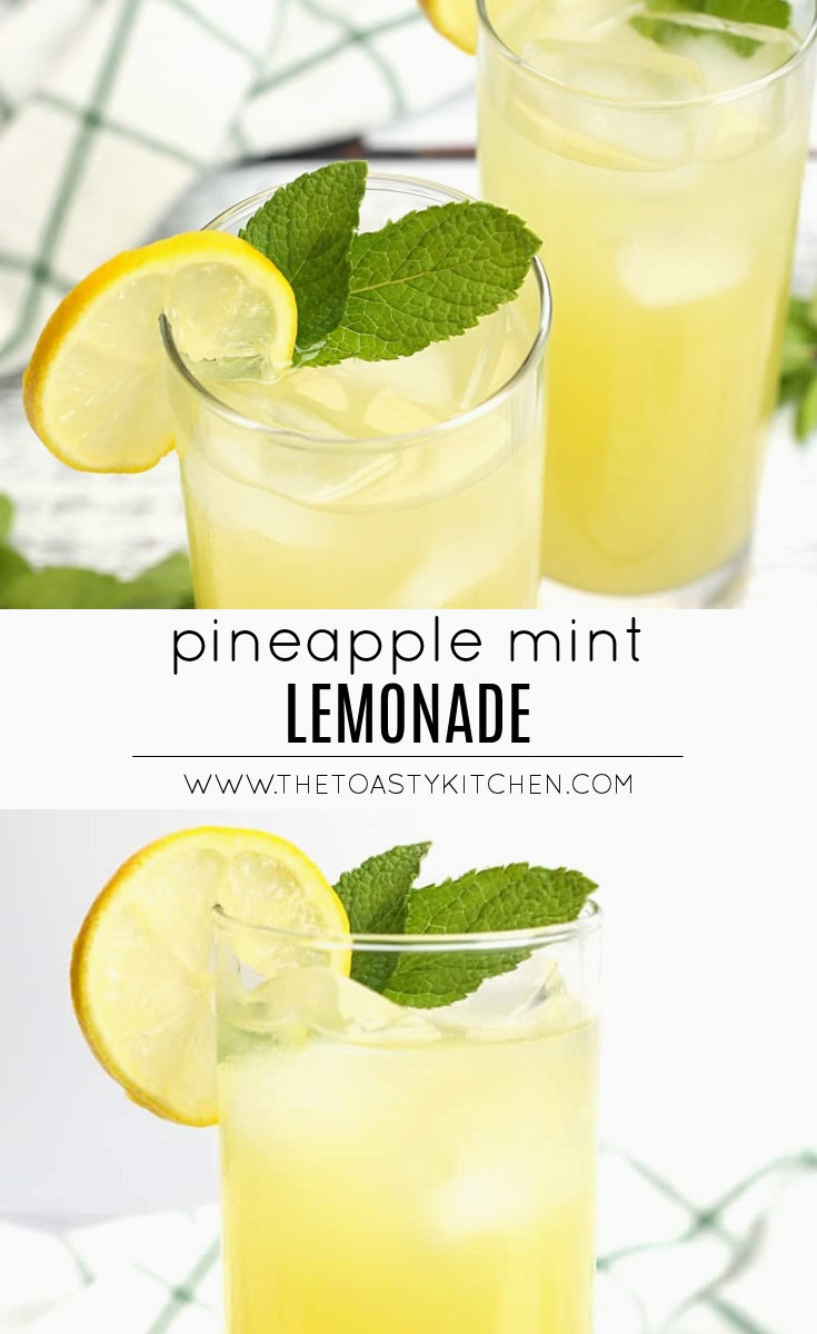 Pineapple Mint Lemonade by The Toasty Kitchen