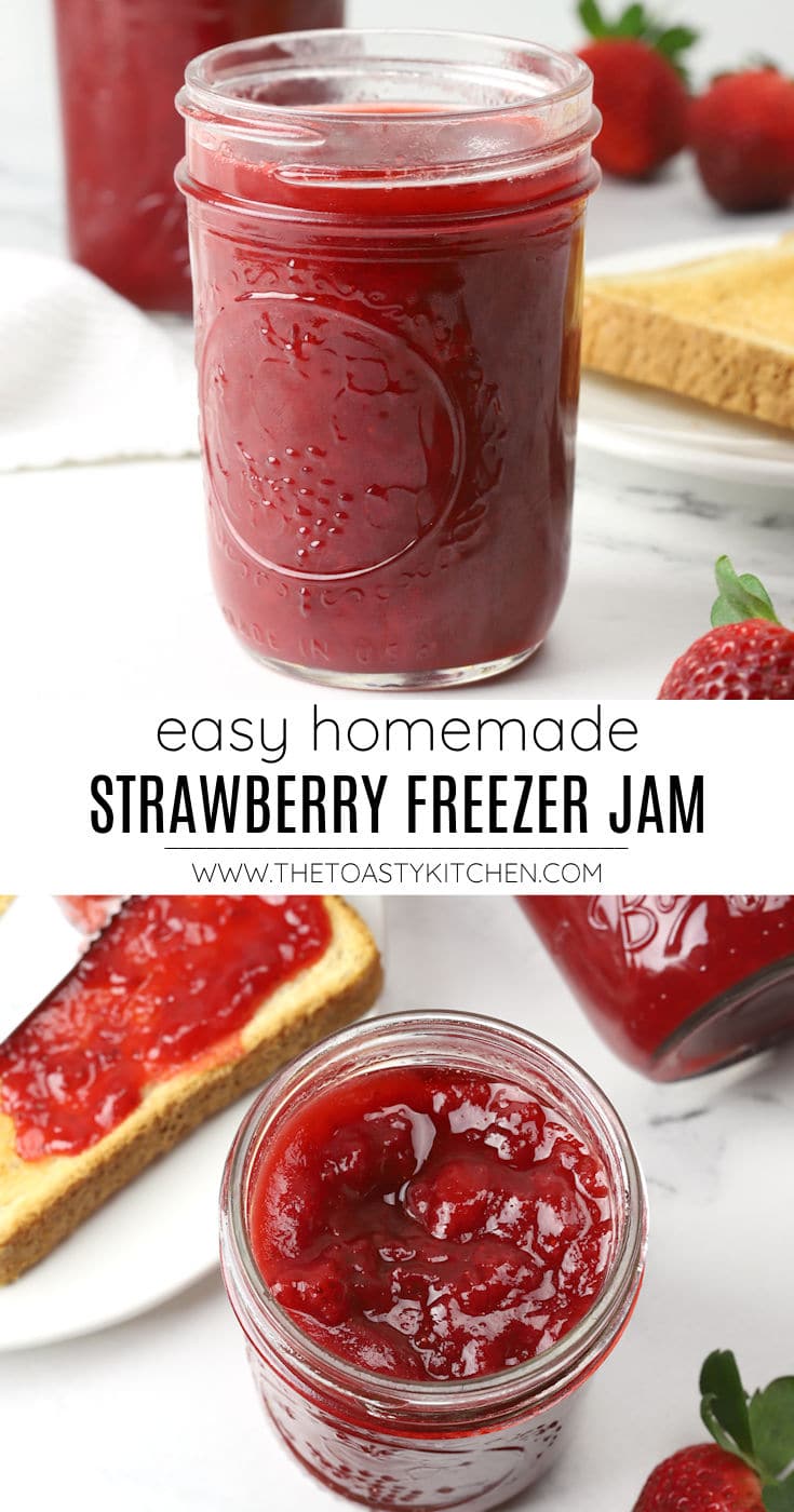 Strawberry freezer jam recipe.