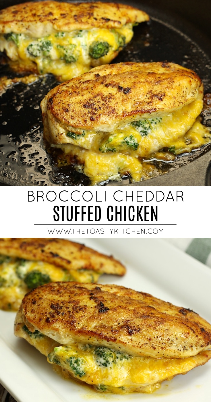 Broccoli Cheddar Stuffed Chicken by The Toasty Kitchen