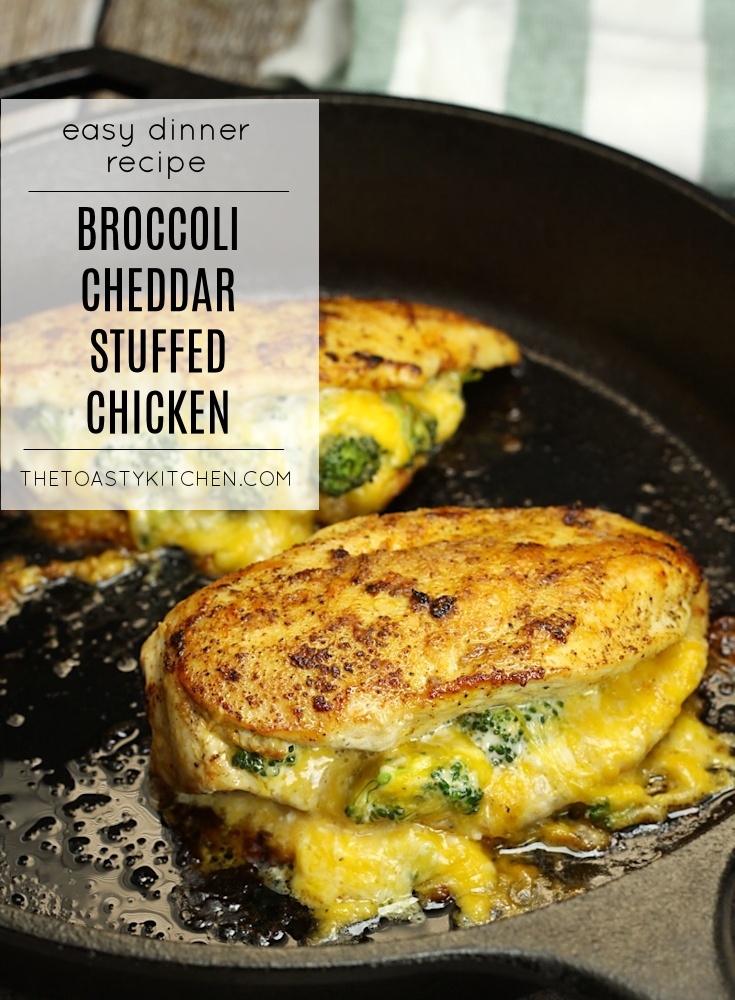 Broccoli Cheddar Stuffed Chicken by The Toasty Kitchen