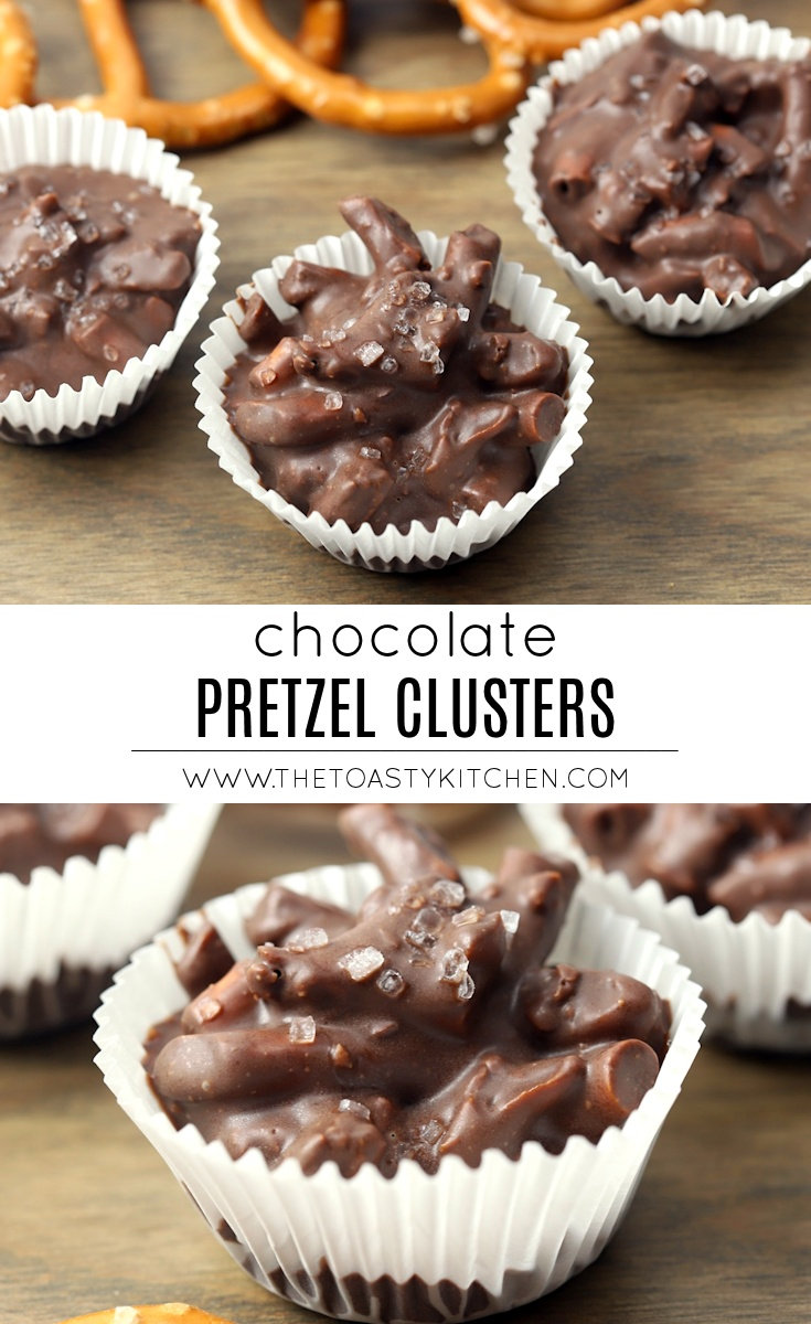 Chocolate Pretzel Clusters by The Toasty Kitchen