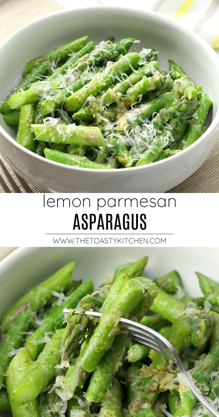 Lemon parmesan asparagus recipe.