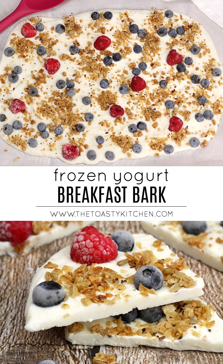 Frozen Yogurt Breakfast Bark by The Toasty Kitchen