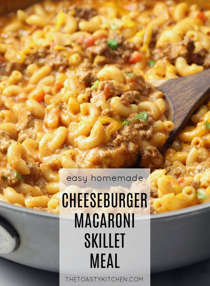 Cheeseburger Macaroni Skillet Meal by The Toasty Kitchen