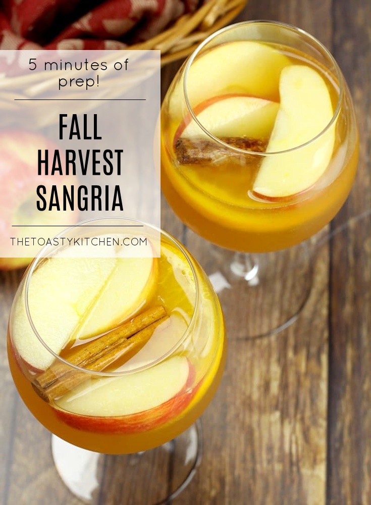 Fall Harvest Sangria by The Toasty Kitchen
