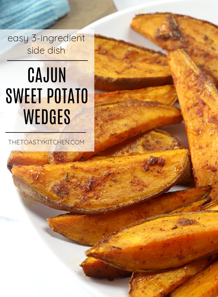 Cajun sweet potato wedges recipe.