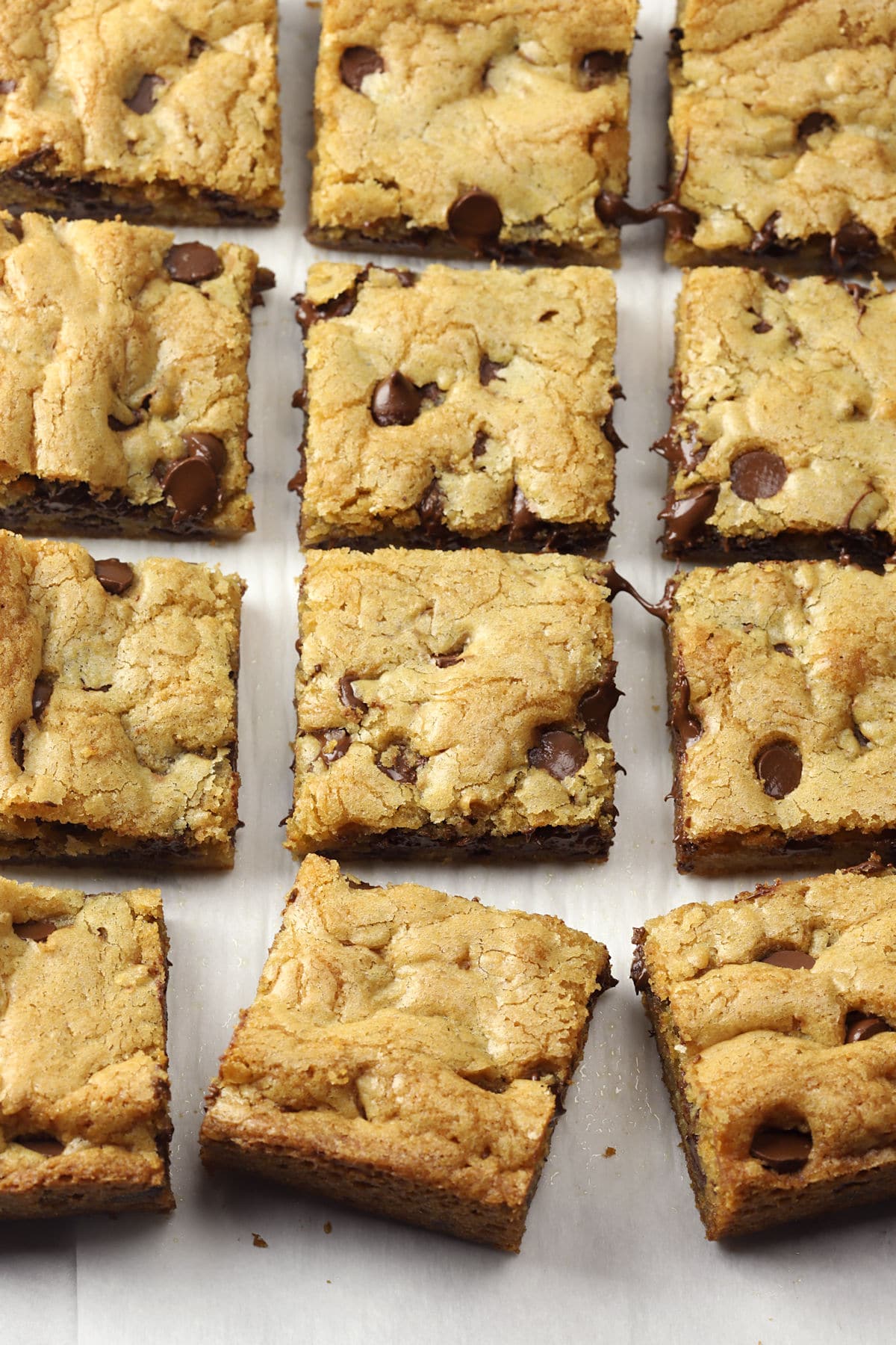 Chocolate Chip Cookie Bars - The Toasty Kitchen