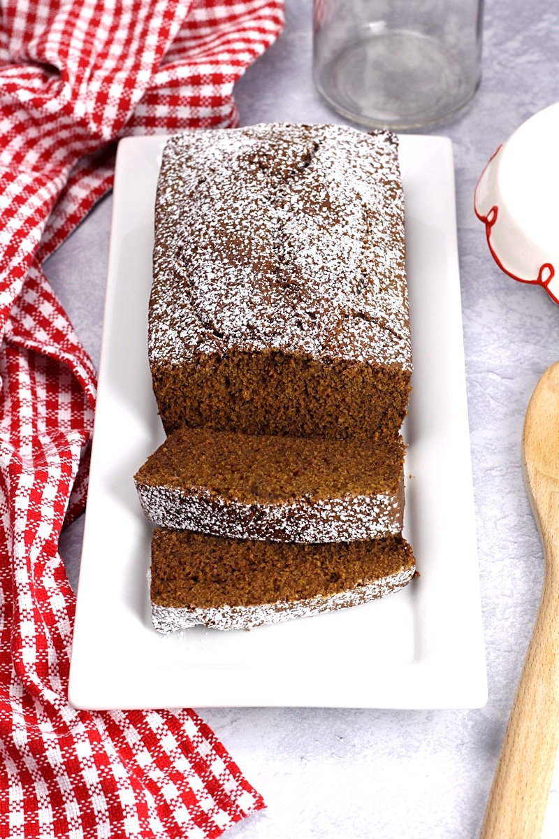 Traditional Gingerbread Loaf with Butter Sauce Recipe