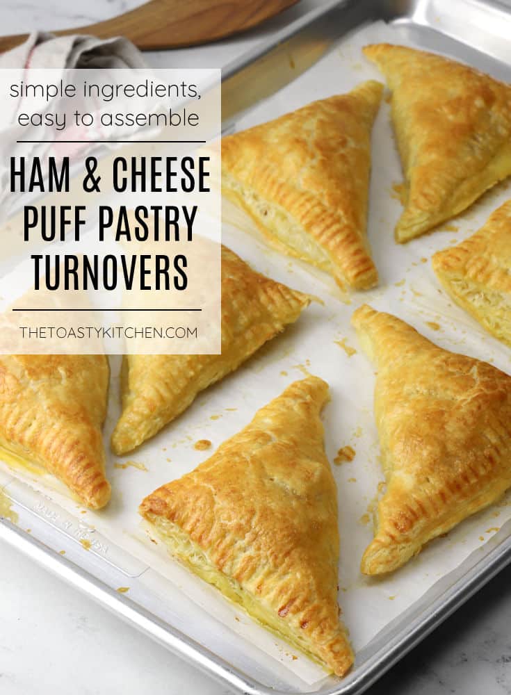 Ham and Swiss Puff Pastry Twists - Ham and Swiss Holiday Pastry