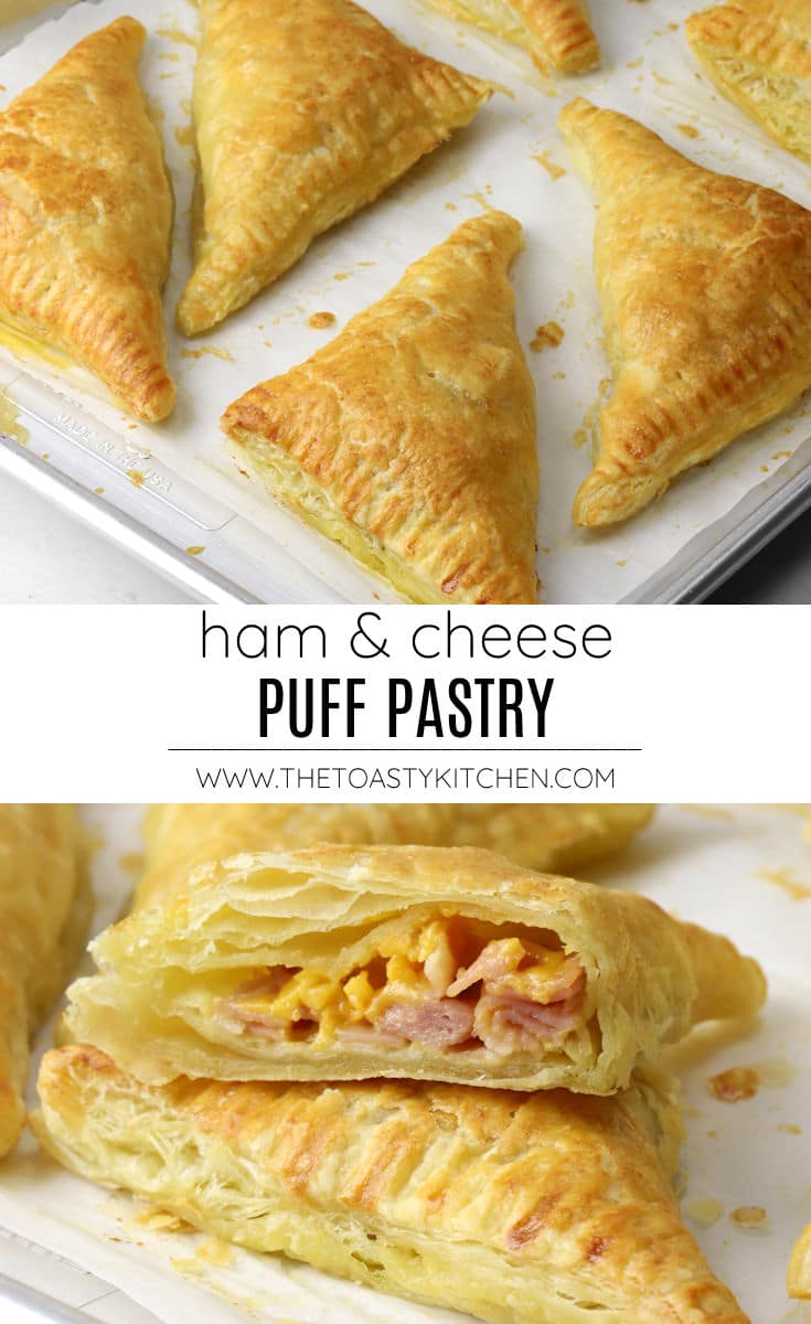 Ham and cheese puff pastry recipe.