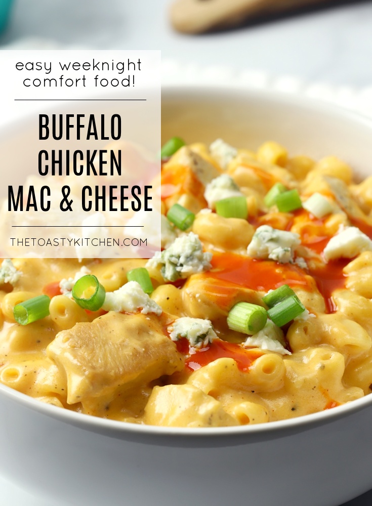 Buffalo Chicken Mac and Cheese by The Toasty Kitchen