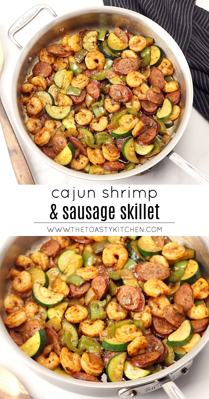Cajun Shrimp and Sausage Skillet by The Toasty Kitchen