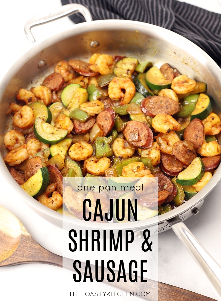 Cajun Shrimp and Sausage Skillet by The Toasty Kitchen