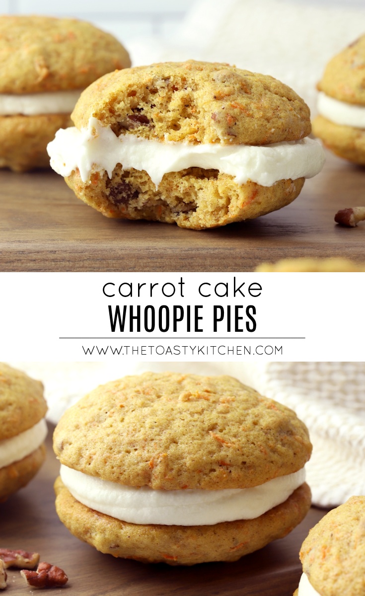 Carrot Cake Whoopie Pies by The Toasty Kitchen