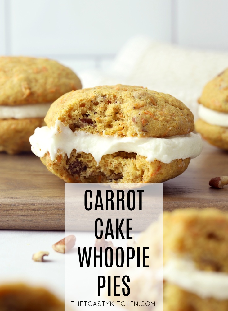 Carrot Cake Whoopie Pies by The Toasty Kitchen