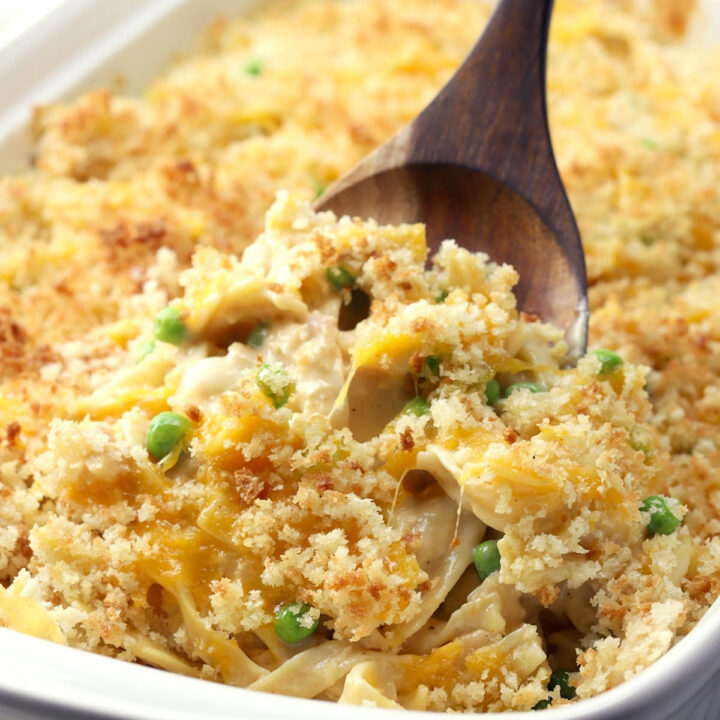 Cheesy Tuna Casserole - The Toasty Kitchen