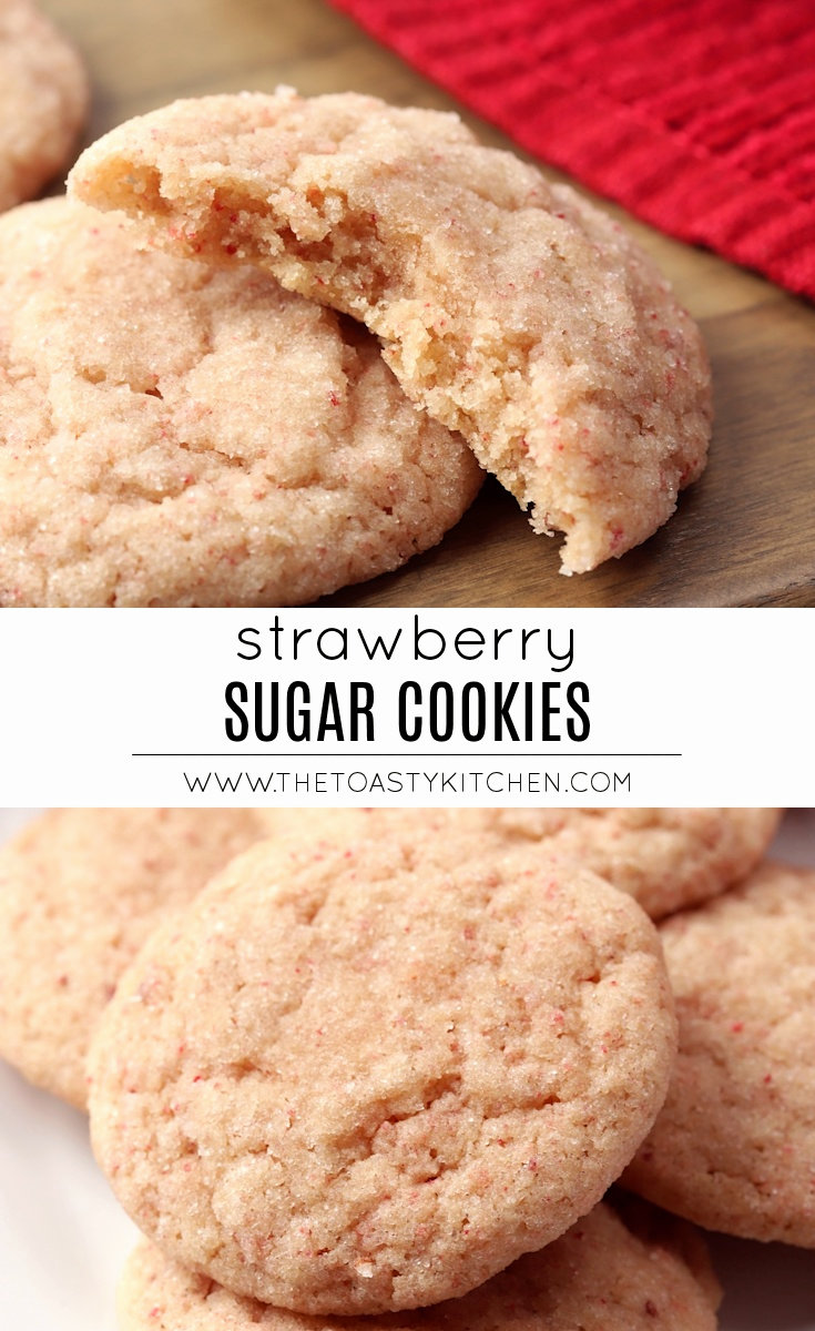 Strawberry Sugar Cookies by The Toasty Kitchen