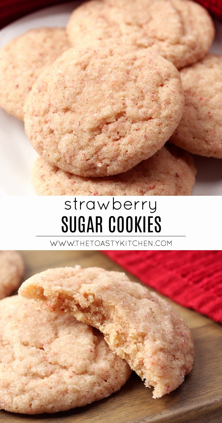 Strawberry Sugar Cookies by The Toasty Kitchen