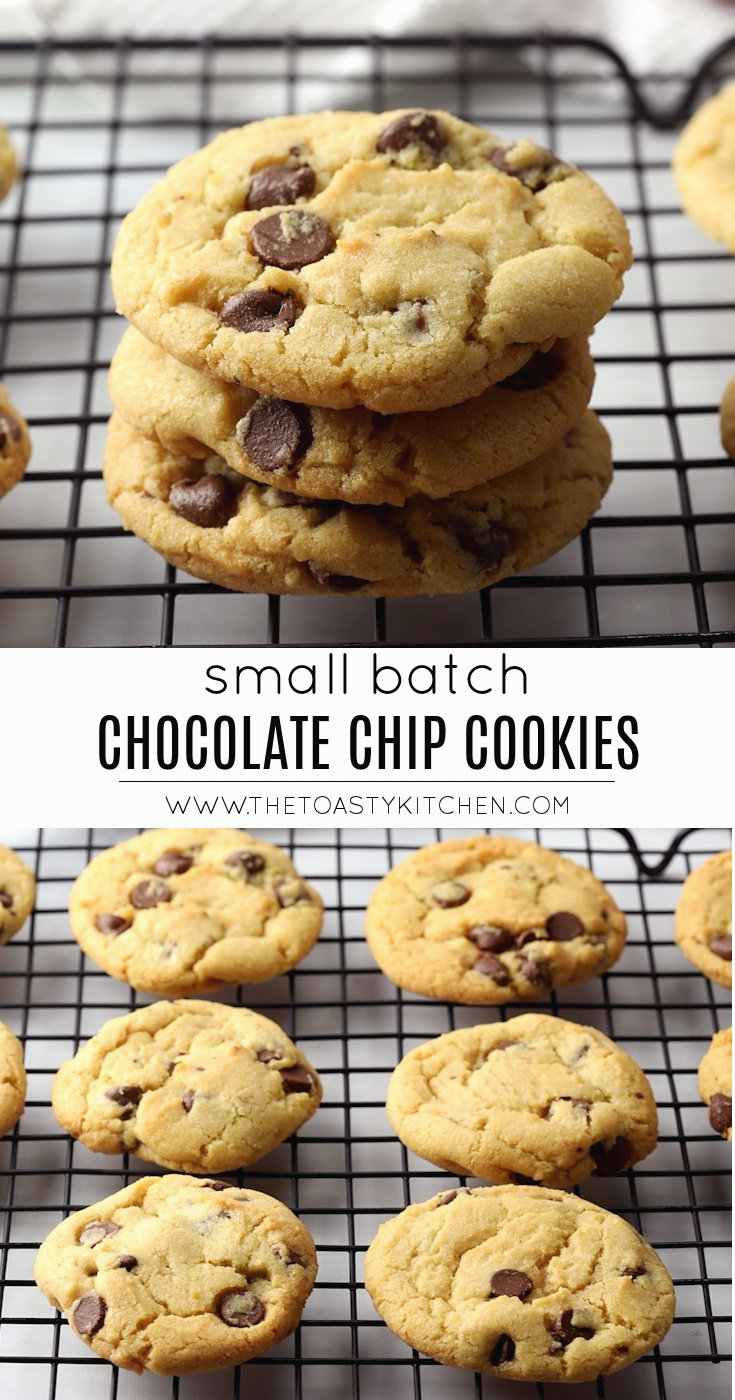 Small batch chocolate chip cookies.