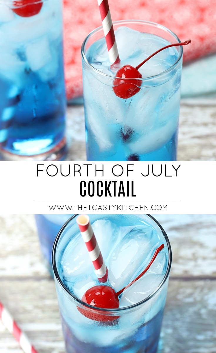 Fourth of July Cocktail by The Toasty Kitchen