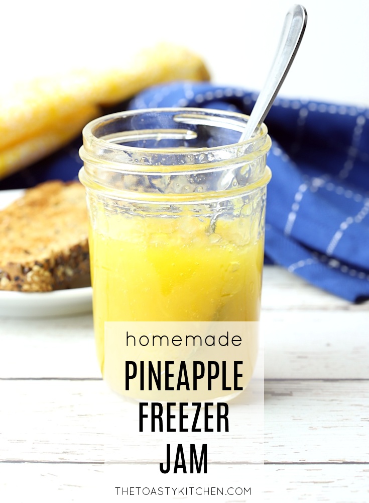 Pineapple Freezer Jam by The Toasty Kitchen