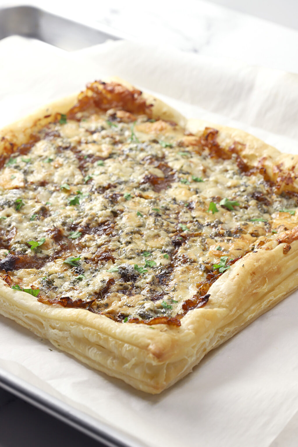 Caramelized Onion Tart - The Toasty Kitchen