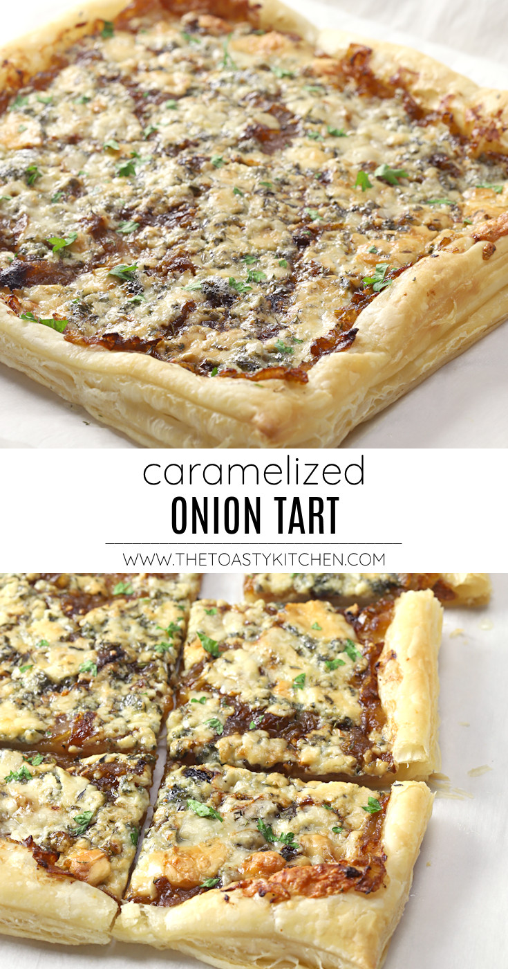 Caramelized onion tart recipe.