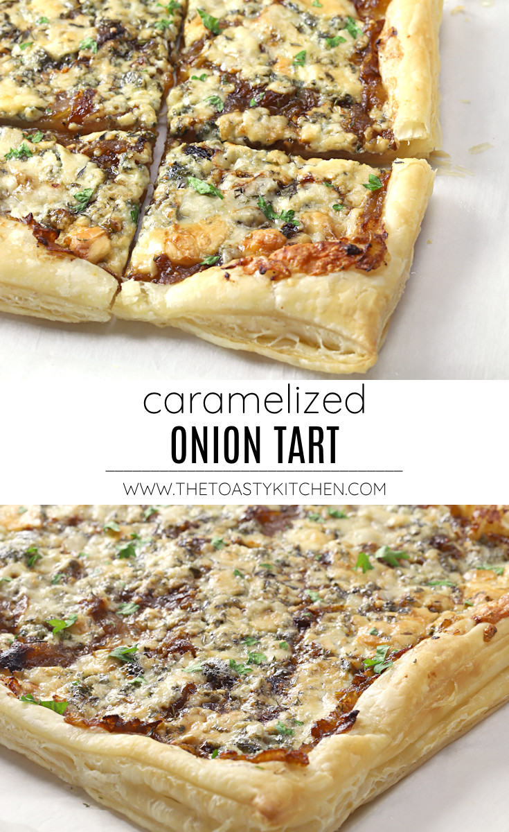 Caramelized onion tart recipe.