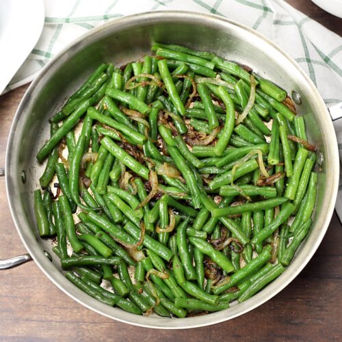 Green Beans and Onions The Toasty Kitchen