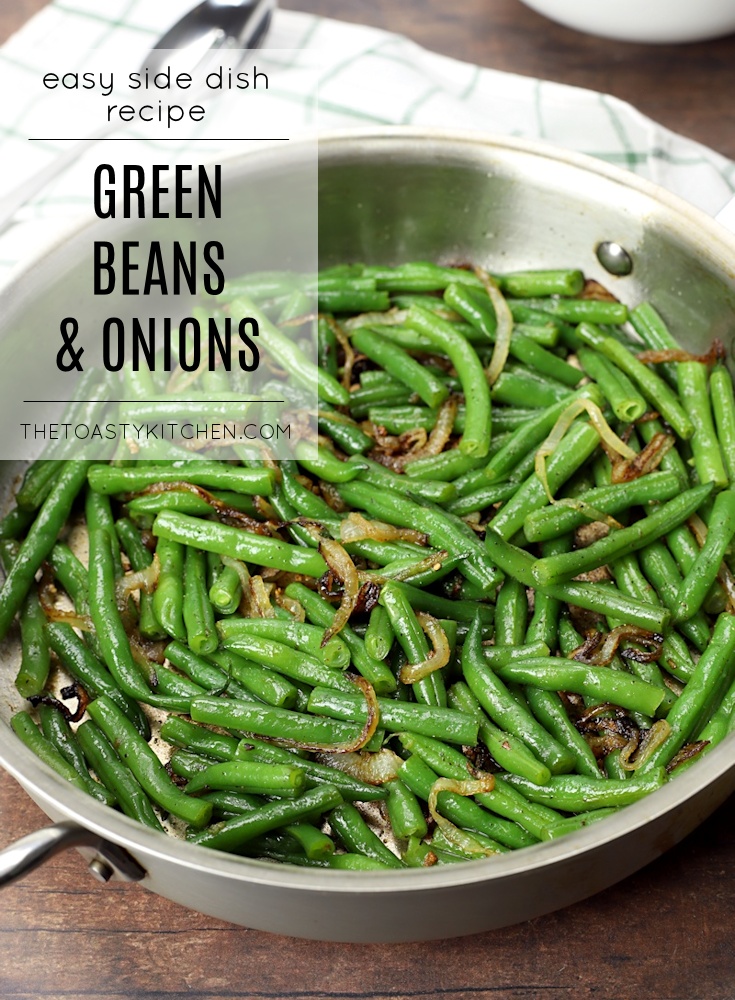 Green beans & onions recipe.