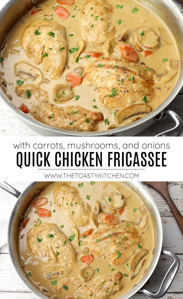 Quick chicken fricassee recipe.