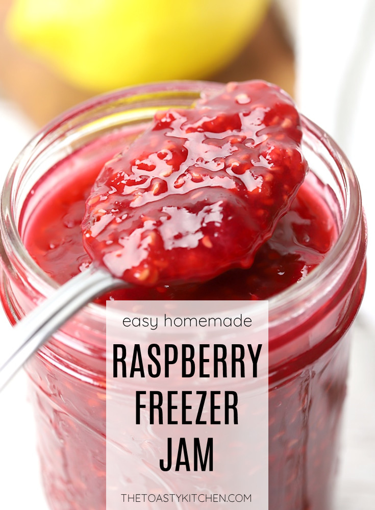 Raspberry freezer jam recipe.