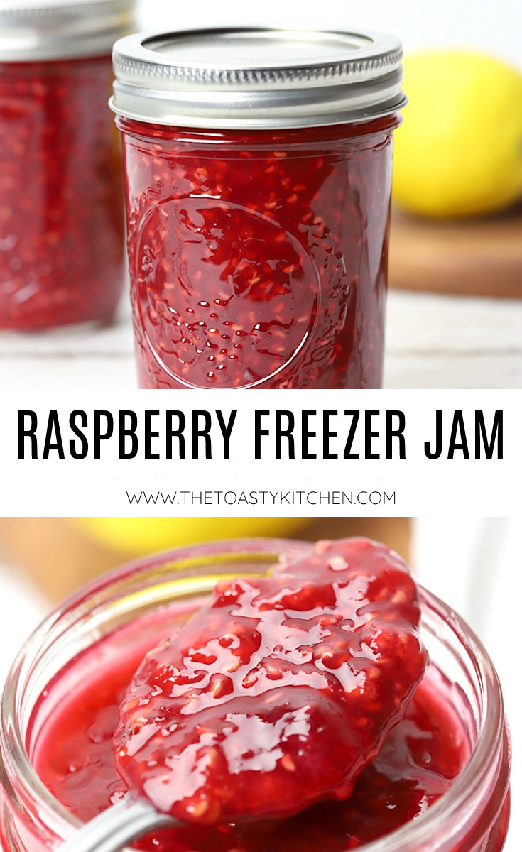 Raspberry freezer jam recipe.