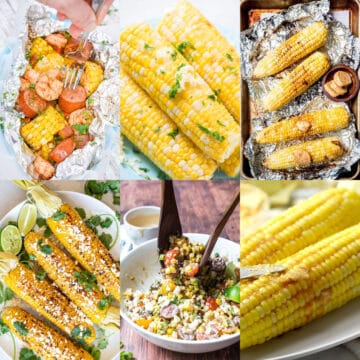 25 best corn on the cob recipes collage.