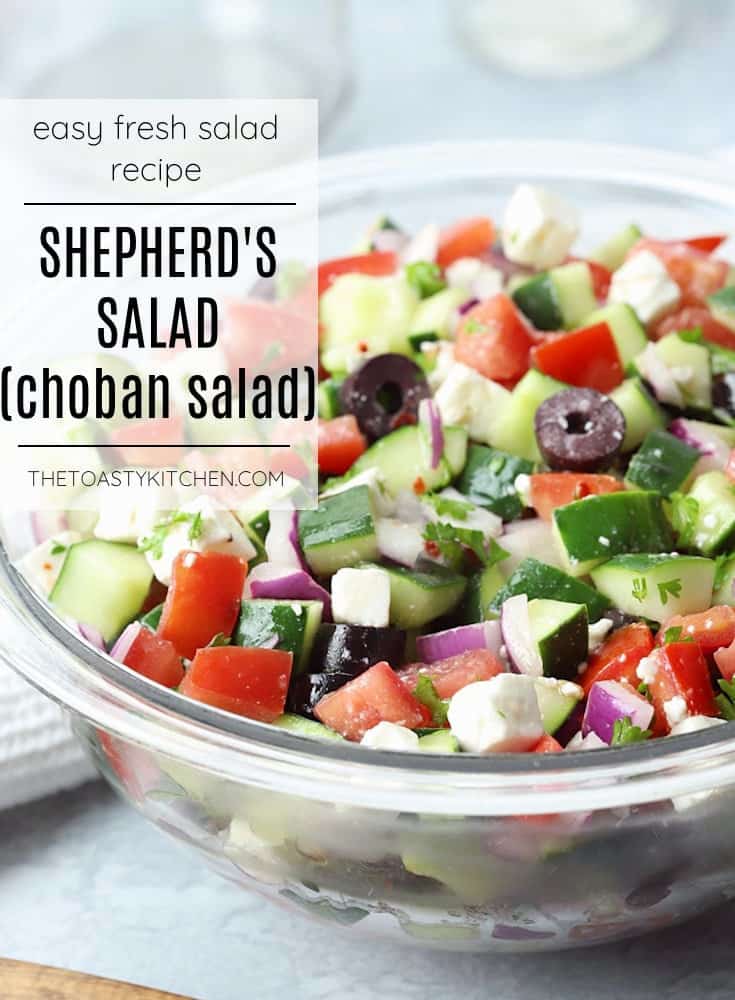Shepherd's salad recipe.