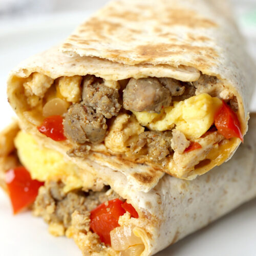 Breakfast Egg Burrito – High-Protein to Go