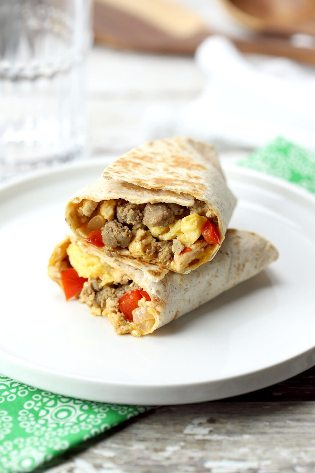 High Protein Freezer Breakfast Burritos - The Toasty Kitchen