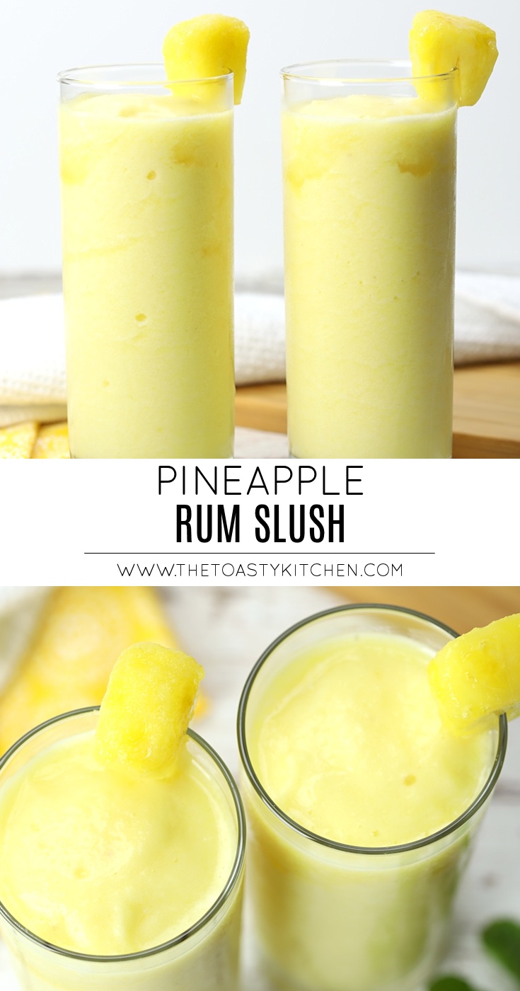 Pineapple Rum Slush by The Toasty Kitchen