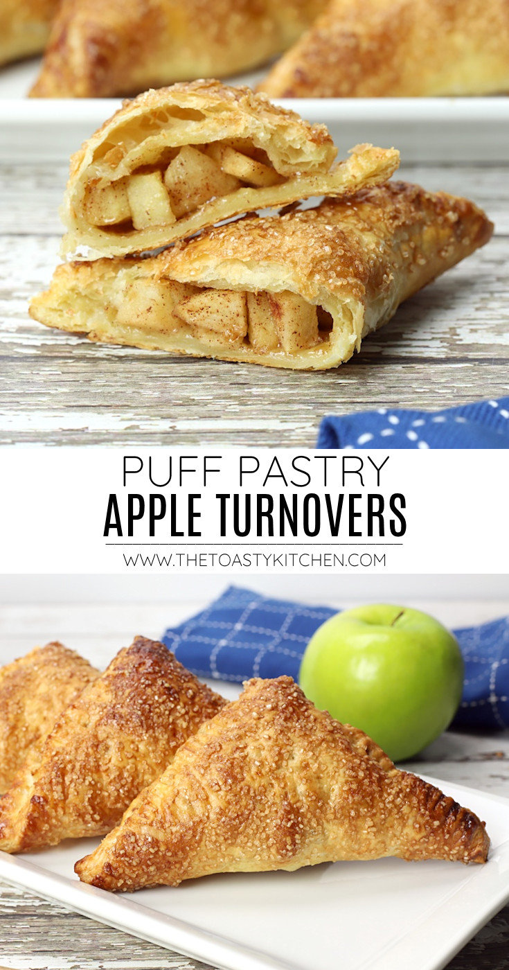 Puff pastry apple turnovers recipe.