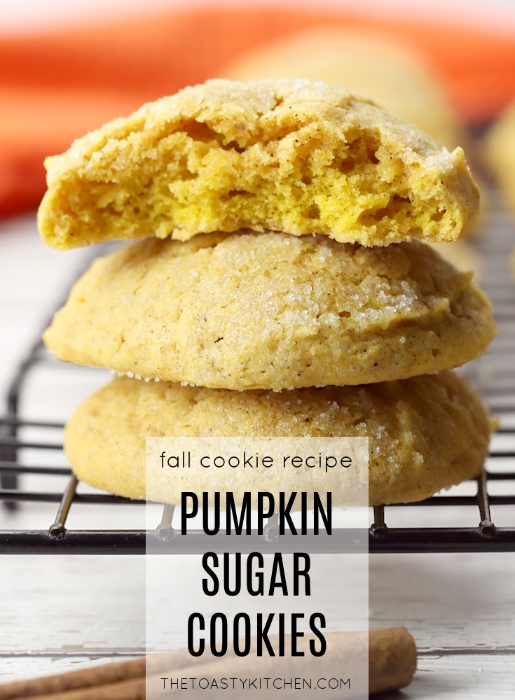 Pumpkin Sugar Cookies by The Toasty Kitchen